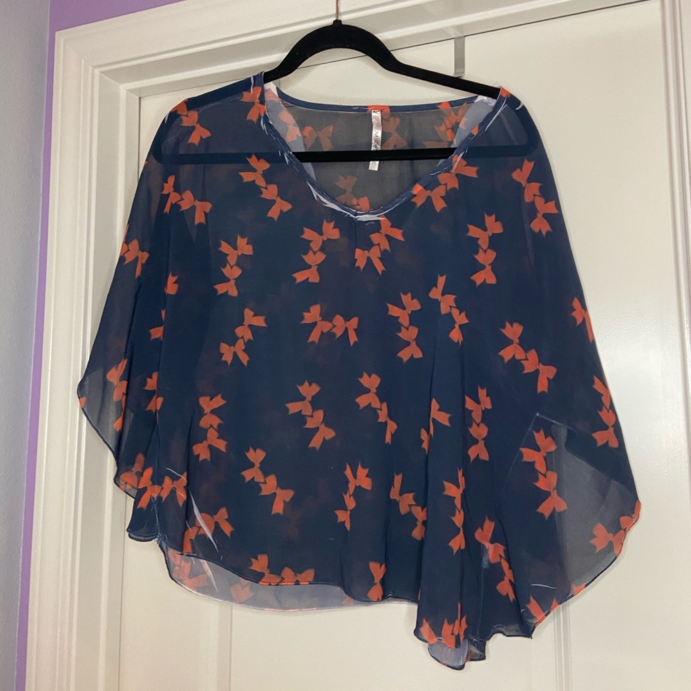 Bow tie Poncho Shirt